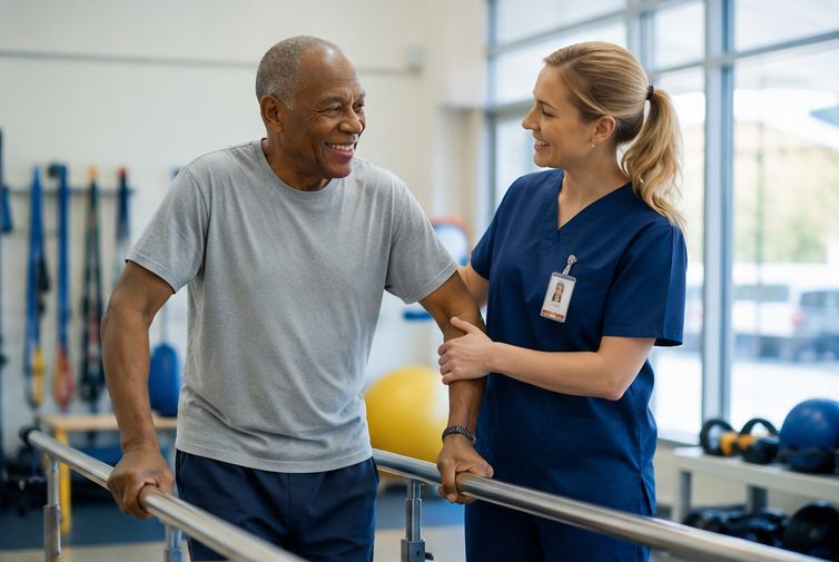 Residents in rehab at City View Multi Care